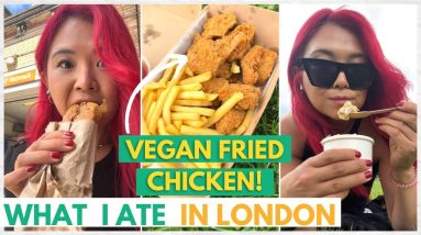What I Ate on a SELF CARE DAY in London VISUAL DIARY & VLOG (Vegan)