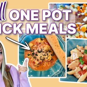3 EASY One-Pot Recipes | Make THESE when you need something FAST!