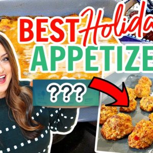 One Ingredient will definitely surprise you!! | 3 BEST Holiday Appetizers | Cook Clean And Repeat