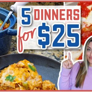 I CANT BELIEVE THIS MEAL ONLY COST 5 BUCKS!!  | Cheap Meal Ideas! | Cook Clean And Repeat