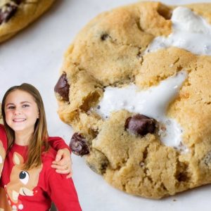 SMORES COOKIES | ooey, gooey, cookie recipe