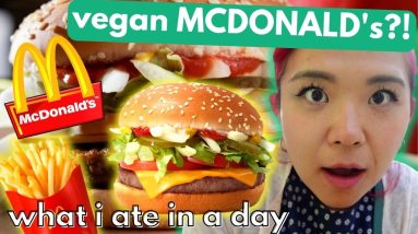 I Tried the McPlant (100% VEGAN McDonald’s Burger) & Vegan Doner Kebab! 😍 What I Ate in LONDON, UK