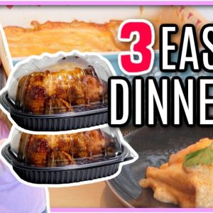 3 AMAZING Recipes Using Rotisserie Chicken | QUICK, STRESS-FREE and AFFORDABLE Meals!