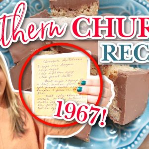 Look What I Found on the Back of This VINTAGE RECIPE!! | Southern Church Cookbook Recipes