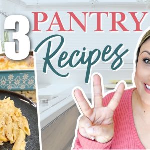 Easy PANTRY Cooking! | 3 INCREDIBLY Declious Ideas!!