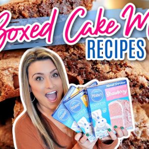 THIS RECIPE BLEW MY MIND!! | 3 GENIUS Recipes That LEVEL UP Boxed Cake Mix!