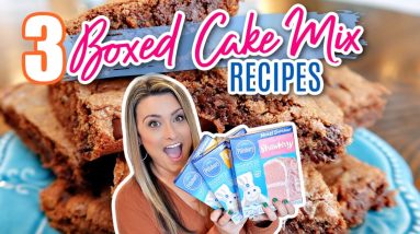 THIS RECIPE BLEW MY MIND!! | 3 GENIUS Recipes That LEVEL UP Boxed Cake Mix!