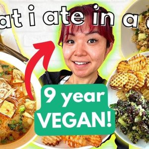 I've Been Vegan For 9 YEARS! Here's WHAT I ATE IN A DAY 🌱