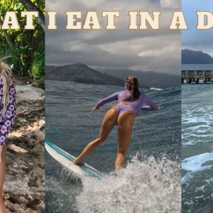 What I eat in a day as a vegan pro surfer and mom