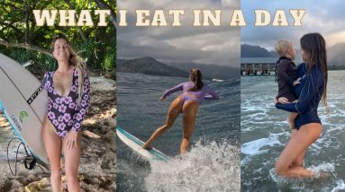 What I eat in a day as a vegan pro surfer and mom