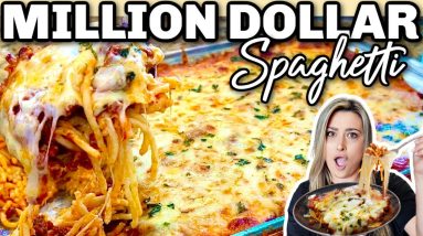 DONT WAIT to try this AMAZING recipe! | How to make MILLION DOLLAR Spaghetti | Cook Clean And Repeat