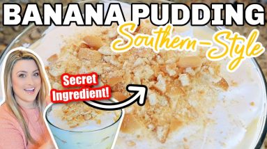 Banana Pudding with a Surprising SECRET Ingredient : A Must-Try Recipe!