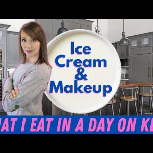 What I Eat In A Day On Keto PLUS Makeup & Ice Cream!