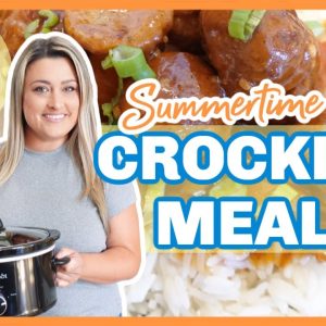 4 Crockpot Recipes I'll be making Every Week!! | Summer's BEST KEPT SECRET