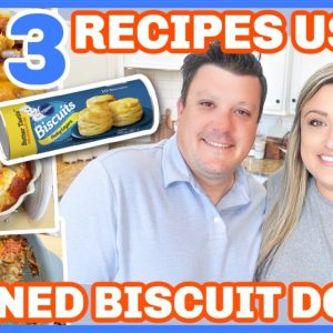3 AMAZING CANNED BISCUIT DOUGH RECIPES | Quick And Easy Biscuit Dough Recipes