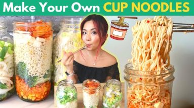 I Made My Own CUP NOODLES (DIY Cup Noodles 3 Different Ways)