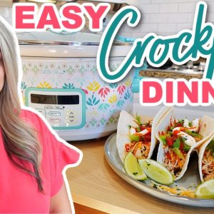 2 NEW Crockpot Dinners! | Easy Slow Cooker Recipes
