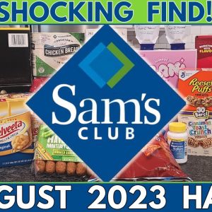 Massive August Sam's Club Haul | SHOCKING DISCOVERY!