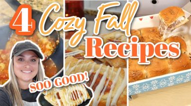 I STILL CANT GET OVER THESE!! | 4 Must-Try Cozy Fall Dishes!