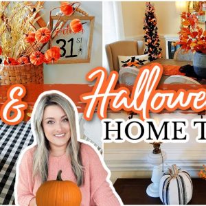 My Fall & Halloween HOME TOUR! (My fav I've done yet!) ENTIRE HOUSE!