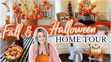 My Fall & Halloween HOME TOUR! (My fav I've done yet!) ENTIRE HOUSE!