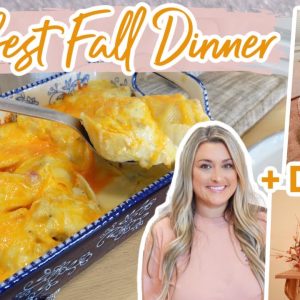 COZY FALL COOKING + DECOR | This Dinner Idea is PERFECT for Fall!