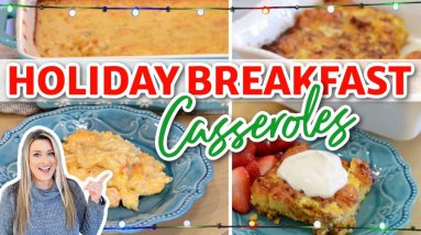 *GENIUS* Christmas Breakfast Casseroles | Super Easy, Prep-Ahead & Absolutely DELICIOUS!