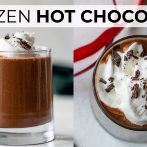 FROZEN HOT CHOCOLATE | high protein smoothie recipe