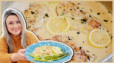 Creamy Lemon Chicken | THIS ONE SKILLET MEAL WILL BLOW YOUR MIND!!