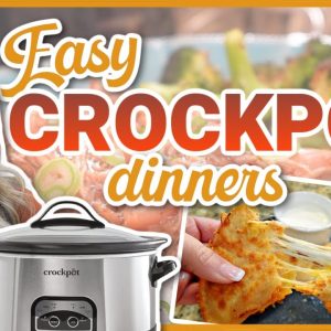 THESE WERE A HIT!! | *Brand New* CROCKPOT Dinner Ideas!
