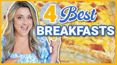4 Easy Breakfast Recipes that YOU NEED TO TRY!!